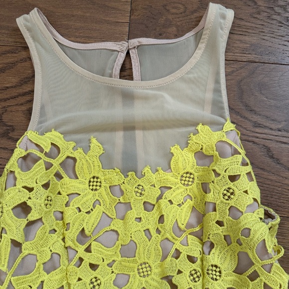 Lovers + Friends Yellow Crochet Dress - Picture 5 of 5